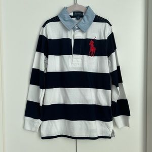 Ralph Lauren Polo Shirt Long Sleeve. Child. Size 6